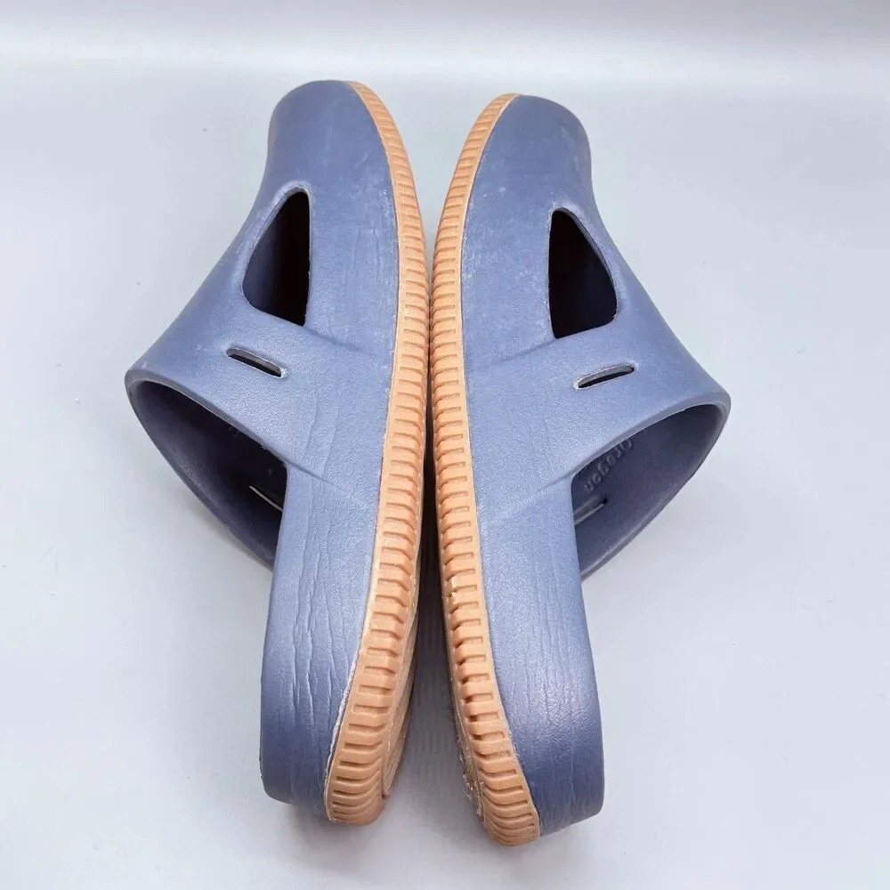 Nike Calm Mule Men's 13 Blue Gum Slip-On Casual Comfort Shoes Slides Sandals